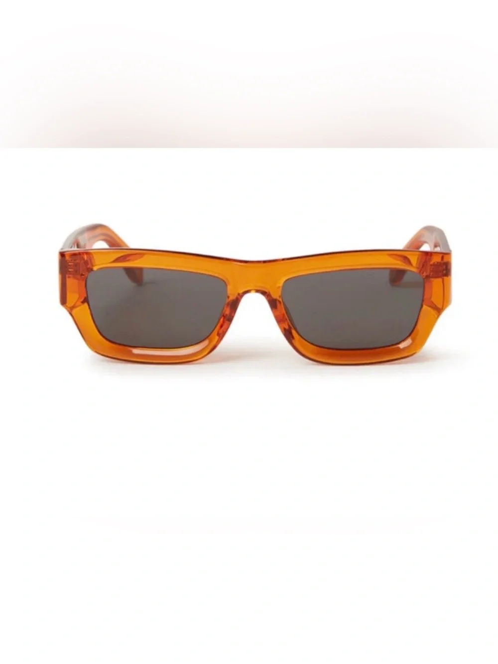Palm Angels Orange Rectangular Sunglasses Unisex (NWT)
